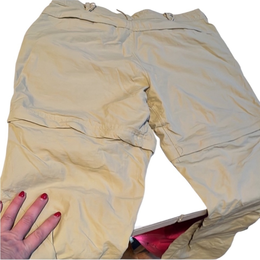 Canyon Creek tan XXL climate control lightweight  convertible zip cargo pants - Picture 2 of 13
